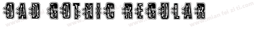 oad Gothic Regular字体转换